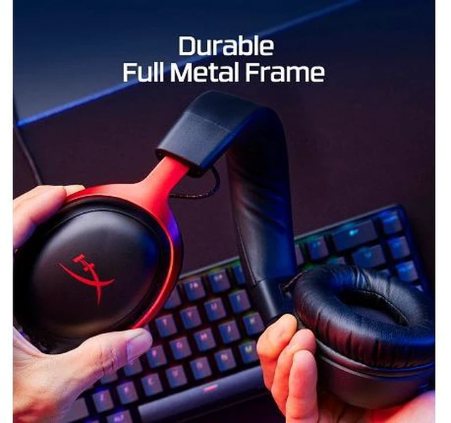 Alt view image 6 of 7 - HyperX Cloud III - Gaming Headset - Black