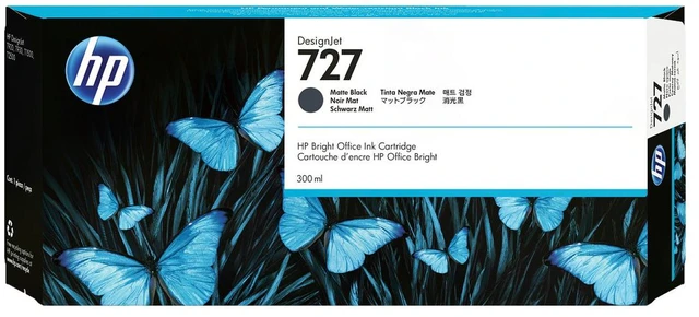Main image of HP 727 300-ml Matte Black DesignJet Ink Cartridge, C1Q12A