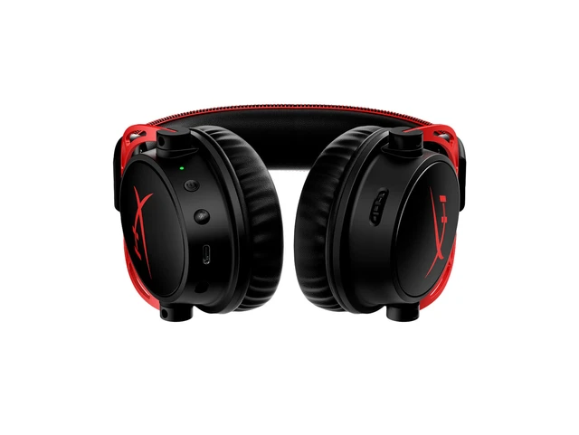 Alt view image 6 of 7 - HyperX Cloud Alpha - Wireless Gaming Headset - Black-Red