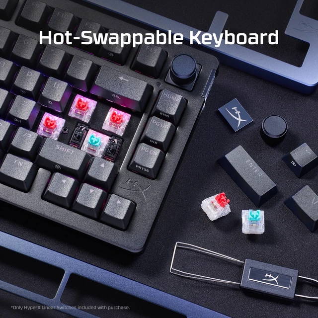 Alt view image 6 of 7 - HyperX Alloy Rise - Gaming Keyboards