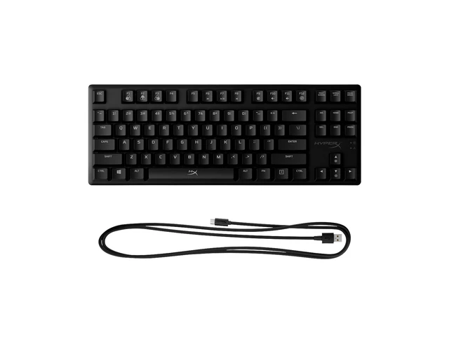 Alt view image 2 of 7 - HyperX Alloy Origins Core - Mechanical Gaming Keyboard - HX Aqua - US Layout