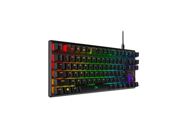 Alt view image 5 of 7 - HyperX Alloy Origins Core - Mechanical Gaming Keyboard - HX Aqua - US Layout