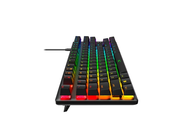 Alt view image 6 of 7 - HyperX Alloy Origins Core - Mechanical Gaming Keyboard - HX Aqua - US Layout