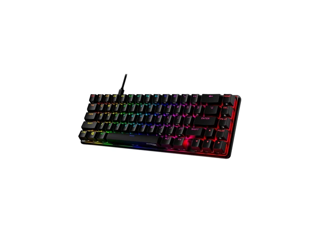 Alt view image 3 of 7 - HyperX Alloy Origins 65 - Mechanical Gaming Keyboard - HX Aqua - US Layout