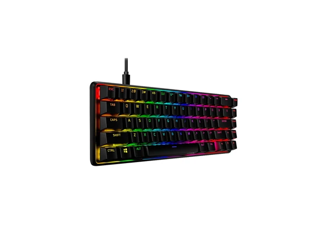 Alt view image 5 of 7 - HyperX Alloy Origins 65 - Mechanical Gaming Keyboard - HX Aqua - US Layout