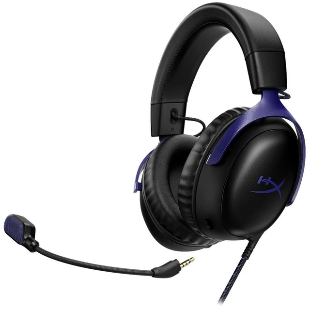 Alt view image 5 of 5 - HyperX Cloud III - Gaming Headset (Black/Blue)