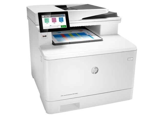 Alt view image 6 of 7 - HP Color LaserJet Enterprise MFP M480f Laser Printer, Color Mobile Print, Copy,