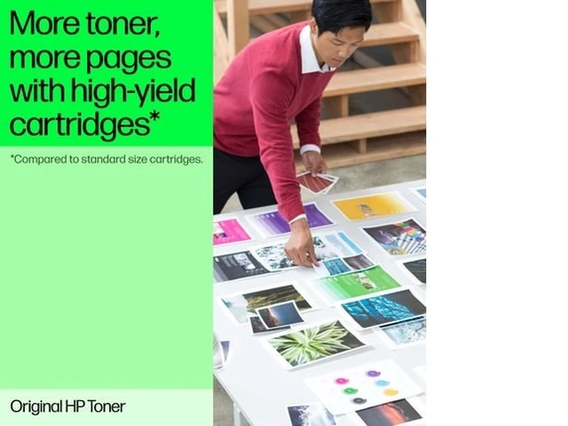 Alt view image 5 of 7 - HP 658A Yellow Original LaserJet Toner Cartridge, ~6,000 pages, W2002A