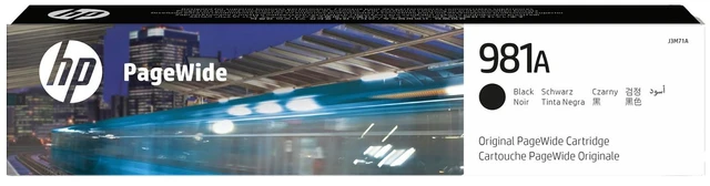 Main image of HP 981A Black Original PageWide Cartridge, ~6,000 pages, J3M71A