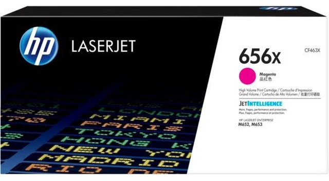 Main image of HP 656X High Yield Magenta Original LaserJet Toner Cartridge, ~22,000 pages,