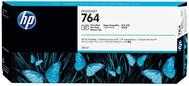 Main image of HP 764 300-ml Photo Black DesignJet Ink Cartridge, C1Q17A