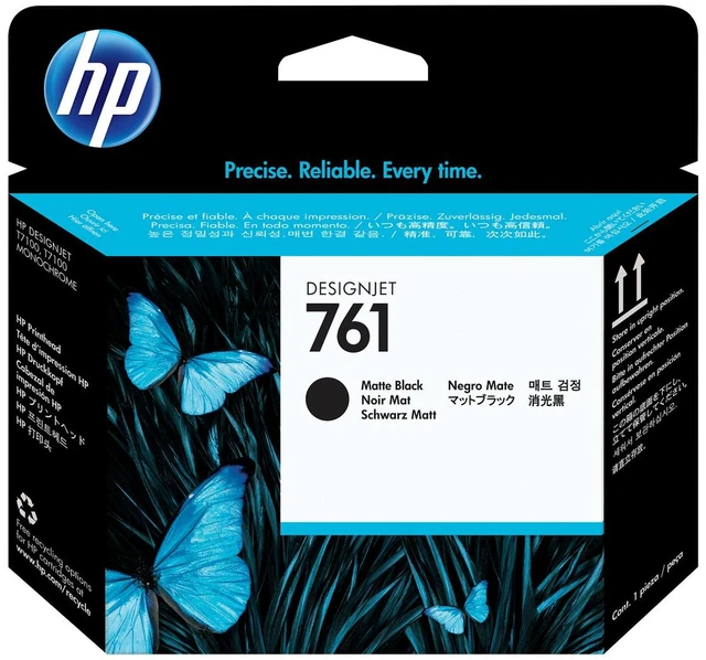 Main image of HP 761 Matte Black/Matte Black DesignJet Printhead, CH648A