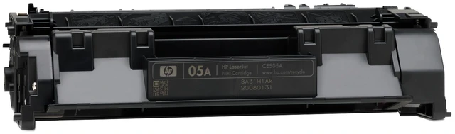 Main image of HP 05A Black Original LaserJet Toner Cartridge, ~2,300 pages, CE505A