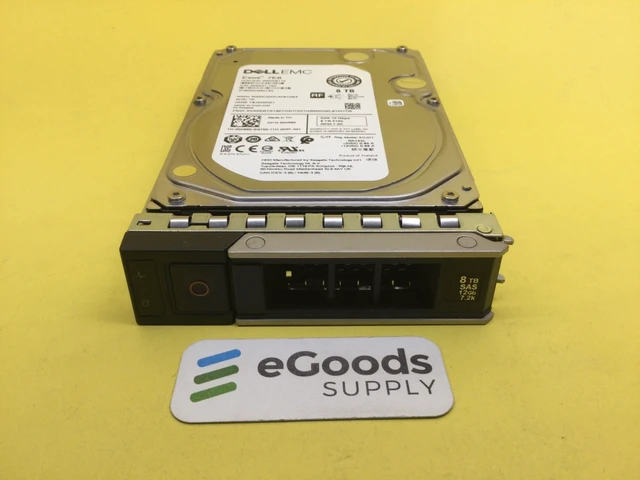 Alt view image 2 of 3 - (NOT FOR HOME PC!) 0N660 DELL 8TB 7.2K SAS 12Gb/s 3.5'' 512e HDD 00N660 ST8000NM014A w/ Gen14