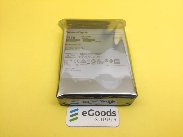 Alt view image 2 of 2 - WD DC HC550 16TB 7.2K SATA 6Gb/s 512e 512Mb 3.5 in HDD WUH721816ALE6L4