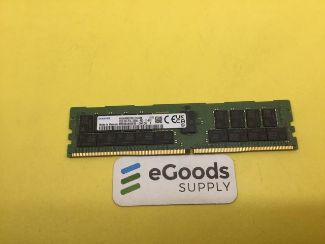 Main image of SAMSUNG 32GB (1X32GB) 2RX4 PC4-3200AA DDR4 SERVER MEMORY M393A4K40EB3-CWE