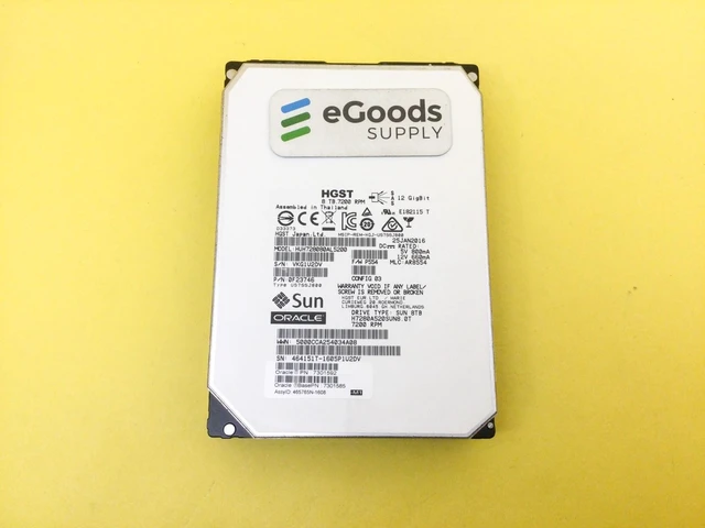 Main image of (NOT FOR HOME PC!) HGST Sun Oracle 8TB 7200rpm 3.5" SAS HDD HUH728080AL5200 7301592 7301585 Drive