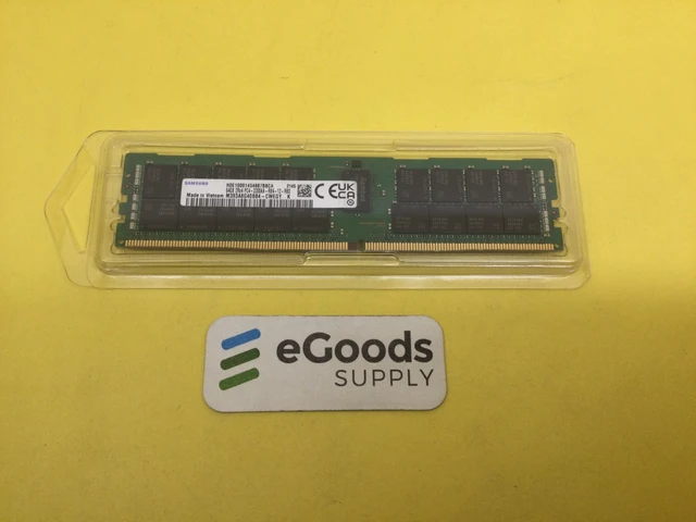 Alt view image 3 of 3 - SAMSUNG 64GB 2Rx4 PC4-3200AA DDR4 SERVER MEMORY M393A8G40BB4-CWE