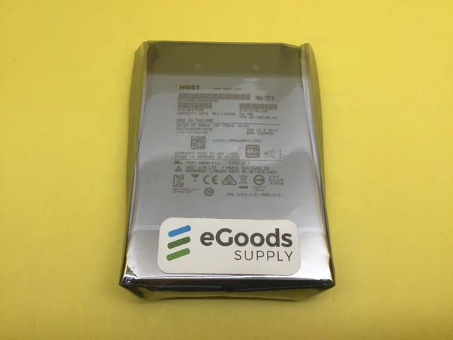 Alt view image 2 of 2 - (NOT FOR HOME PC!) HGST Ultrastar 10TB 7200RPM SAS 12Gbps 3.5" HDD HUH721010AL42C0