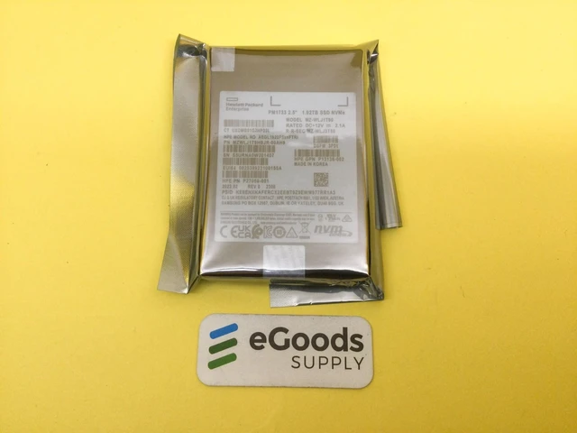 Main image of Samsung PM1733 1.92TB PCIe Gen4 X4 NVMe 2.5 U.2 SSD MZ-WLJ1T90 P13136-002