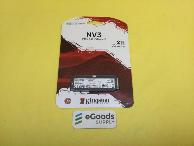 Main image of SNV3S/2000G Kingston NV3 2TB M2 2280 NVMe PCIe Gen 4 x 4 SSD Sealed