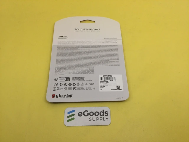 Alt view image 2 of 2 - SNV3S/2000G Kingston NV3 2TB M2 2280 NVMe PCIe Gen 4 x 4 SSD Sealed