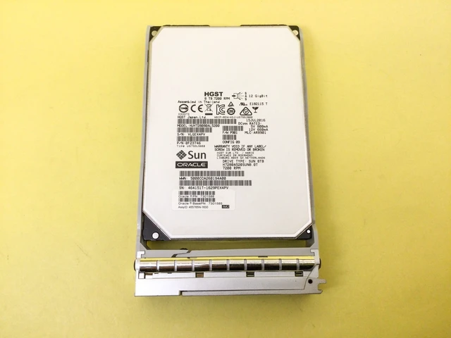 Alt view image 2 of 3 - (NOT FOR HOME PC!) 7301588 SUN HGST 8TB 7.2K RPM SAS 12Gb/s 3.5" HDD 7301585 HUH728080AL5200
