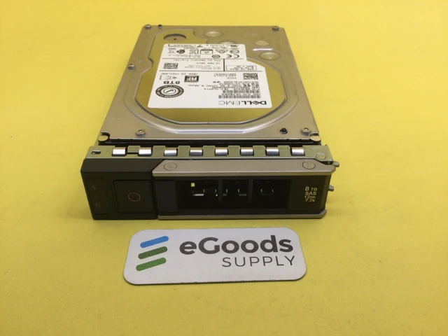 Alt view image 2 of 3 - (NOT FOR HOME PC!) 44YFV DELL EMC 8TB 7.2K 12Gbps SAS 3.5in 512e HDD 044YFV HUS728T8TAL5200 w/Gen14