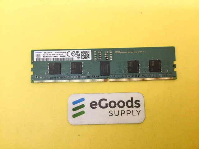 Main image of (NOT FOR HOME PC!) M321R2GA3PB0-CWM Samsung 16GB PC5-5600 1RX8 EC8 ECC RDIMM RAM DDR5 Server Memory