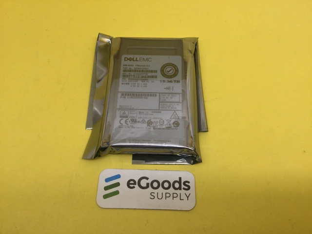 Alt view image 2 of 2 - (NOT FOR HOME PC!) Dell EMC KIOXIA 15.36TB SAS 12Gbps 2.5'' SSD KPM5XRUG15T3 118033335-02