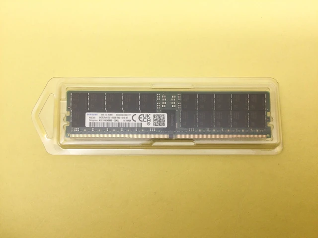 Alt view image 4 of 4 - SAMSUNG 64GB (1X64GB) 2RX4 PC5-4800B DDR5 SERVER MEMORY M321R8GA0BB0-CQK
