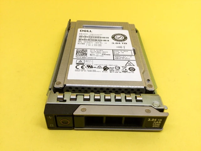 Alt view image 2 of 3 - (NOT FOR HOME PC!) 91W3V DELL 3.84TB SAS 12Gbps Mixed Use 2.5in SSD KPM5XVUG3T84 091W3V *Health 70%