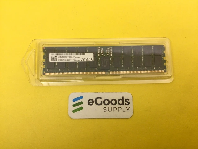 Alt view image 3 of 3 - MTC40F2046S1RC64BH1 Micron 64GB PC5-6400B 2RX4 DDR5 EC8 RDIMM