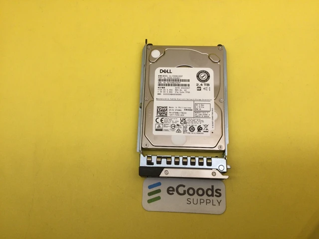 Alt view image 2 of 3 - (NOT FOR HOME PC!) F9NWJ DELL 2.4TB 10K 12Gbps 2.5" 512e SAS HDD 0F9NWJ AL15SEB24EQY w/ Gen14