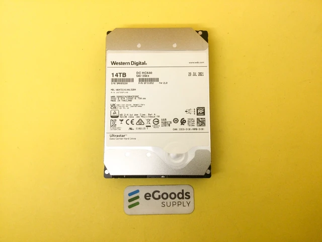 Alt view image 2 of 2 - (NOT FOR HOME PC!) WD HGST Ultrastar DC HC530 14TB 7200rpm 3.5in SAS 12Gbps HDD WUH721414AL5204
