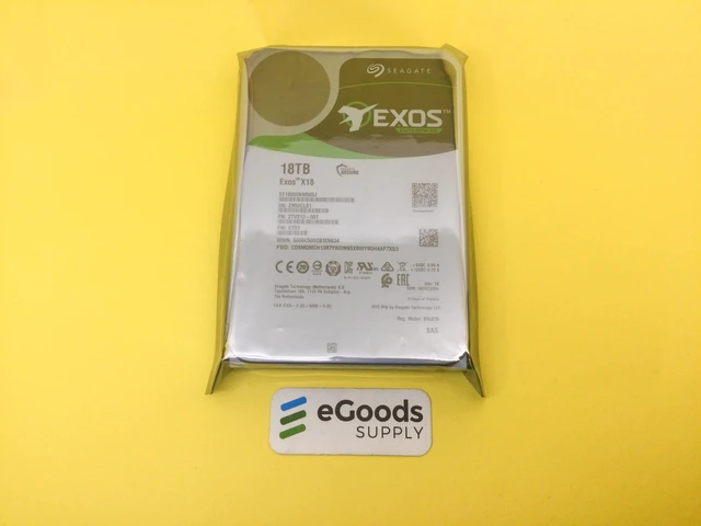 Alt view image 2 of 2 - (NOT FOR HOME PC!) Seagate Exos X18 18TB 7.2K SAS 12Gb/s 3.5in 512E/4KN HDD ST18000NM005J