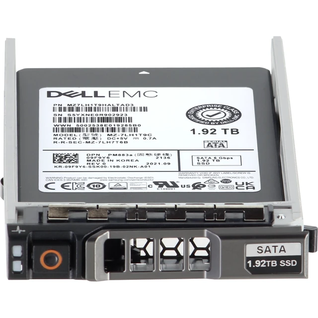 Alt view image 2 of 5 - 9F9Y6-CD2 Dell 1.92TB 6Gbps SATA RI TLC 2.5 SSD PM883a