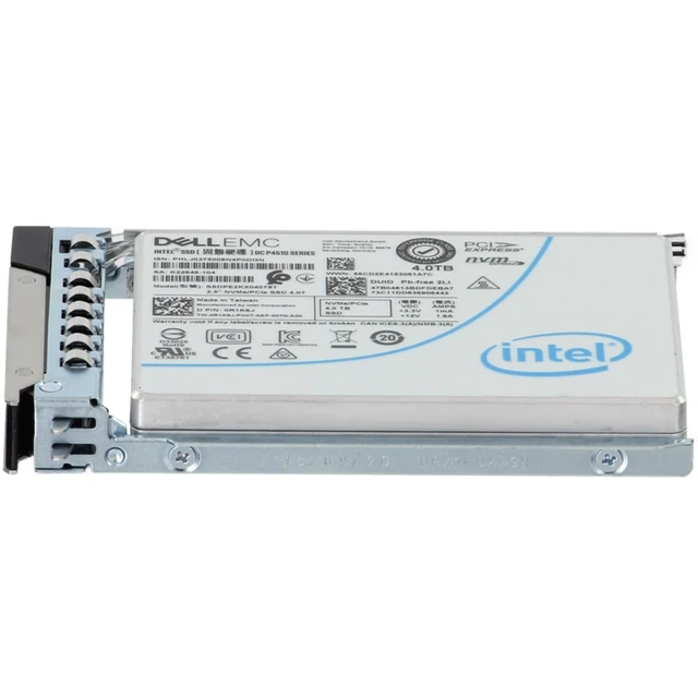 Alt view image 3 of 5 - R1K6J-CD1 Dell 4TB NVMe Gen3 RI TLC 2.5 SSD P4510