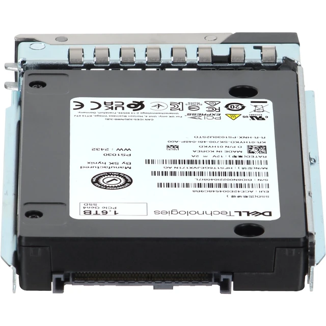 Alt view image 4 of 5 - 1HYKD-CDL Dell 1.6TB Enterprise NVMe Gen4 MU TLC 2.5 SSD PS1030