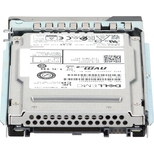 Alt view image 4 of 5 - P03YC-CP2 Dell 1.6TB Enterprise NVMe Gen4 MU MLC 2.5 SSD CM6-V CPO
