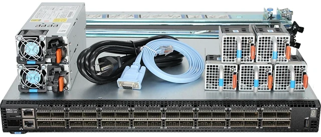 Main image of Dell Networking S6010-ON 32P 40GbE QSFP+ RA Switch (Rails)
