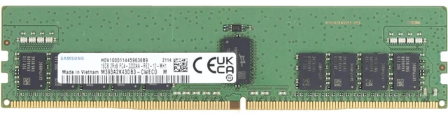 Alt view image 3 of 6 - (NOT FOR HOME PC!) Samsung 16GB PC4-3200 2Rx8 DDR4 ECC REG RDIMM RAM Memory M393A2K43DB3-CWE
