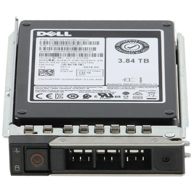 Alt view image 2 of 5 - (NOT FOR HOME PC!) JR1HP-CP1 Dell 3.84TB 12Gbps SAS RI TLC 2.5 SSD PM1633a CPO