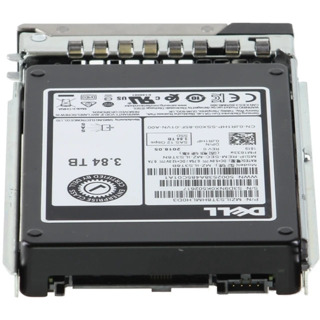 Alt view image 4 of 5 - (NOT FOR HOME PC!) JR1HP-CP1 Dell 3.84TB 12Gbps SAS RI TLC 2.5 SSD PM1633a CPO