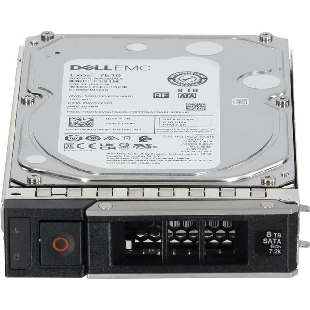 Alt view image 2 of 5 - J7W80-CDN Dell 8TB 7.2K 512e 6Gbps SATA 3.5 HDD Exos 7E10