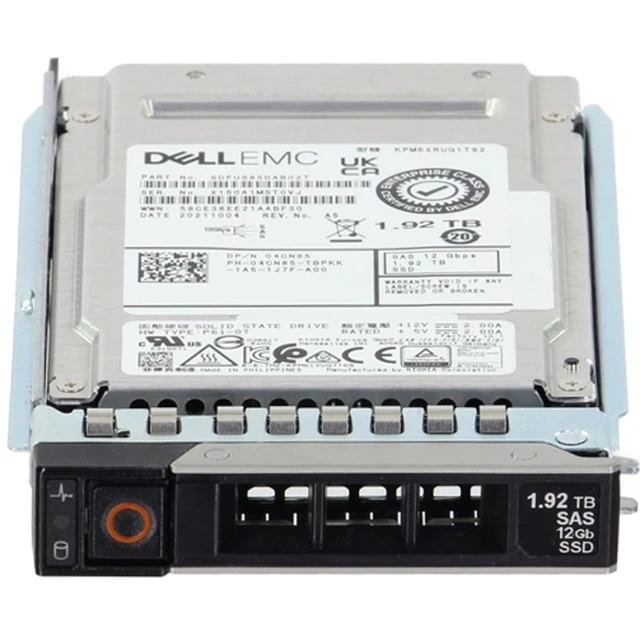 Alt view image 2 of 5 - (NOT FOR HOME PC!) 4CN85-CP1 Dell 1.92TB 12/24Gbps SAS RI TLC 2.5 SSD KPM6XRUG1T92 CPO