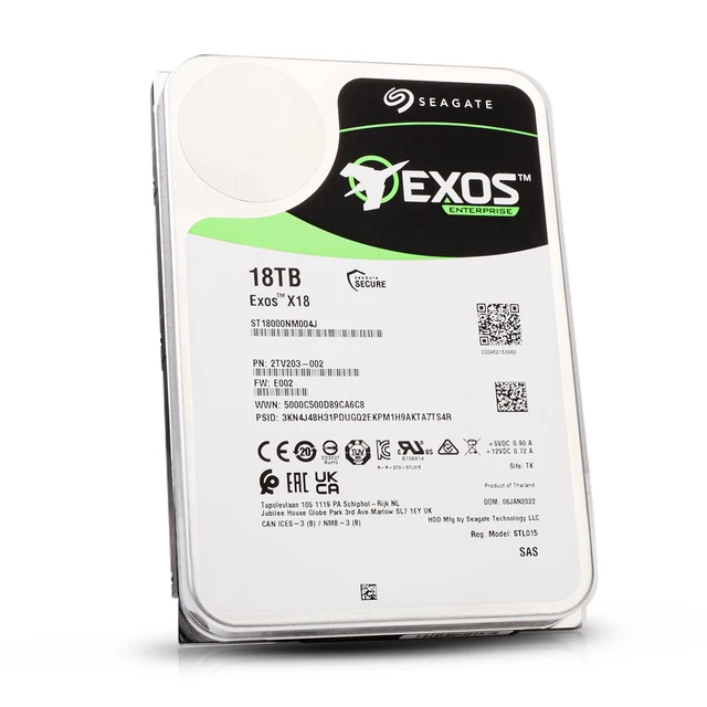 Alt view image 3 of 7 - (NOT FOR HOME PC!) Seagate Exos X18 18TB ST18000NM004J 7.2K RPM SAS 12Gb/s 512e 3.5" Enterprise HDD