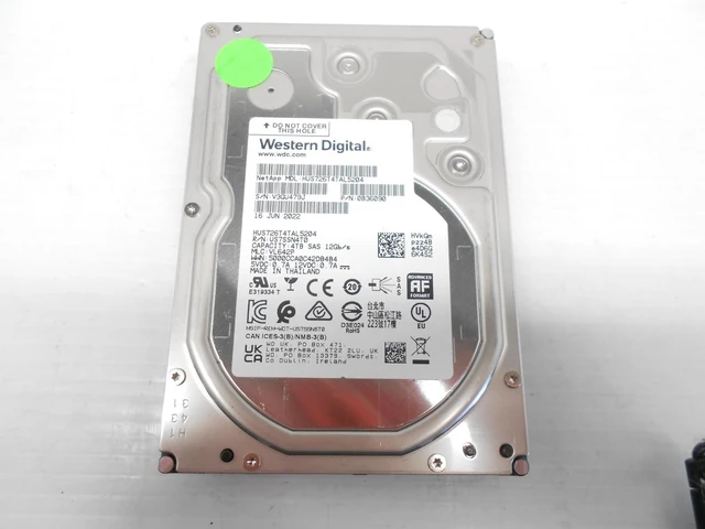 Main image of (NOT FOR HOME PC!) Western Digital HUS726T4TAL5204 4TB 7.2K 3.5" SAS 12G Server Hard Drive HP Dell
