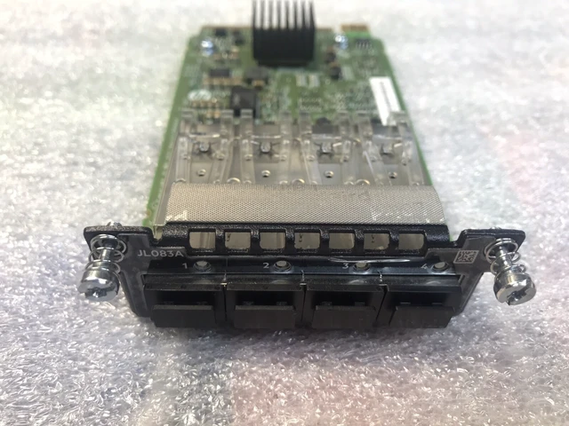 Alt view image 2 of 3 - JL083A HP 4-port 10GbE SFP+ HPE Aruba 3810M/2930M Expansion Mod