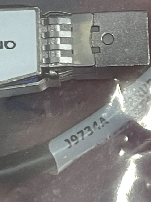 Alt view image 2 of 2 - HP Aruba J9734A 2920/2930M 0.5m Stacking Cable